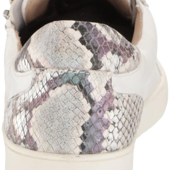 Naturalizer Women's Macayla Women Size 8.5 Tennis Shoe Snakeskin Zipper White - Picture 16 of 16